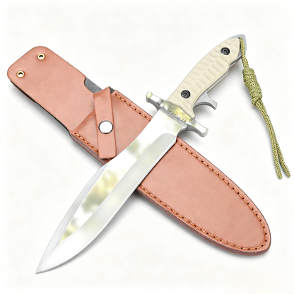 D2 Stainless Steel Survival Hunting Knife, G10 Handle, OEM Service Available