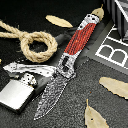 High-quality outdoor 3D printed pocket camping folding stainless steel tactical knife