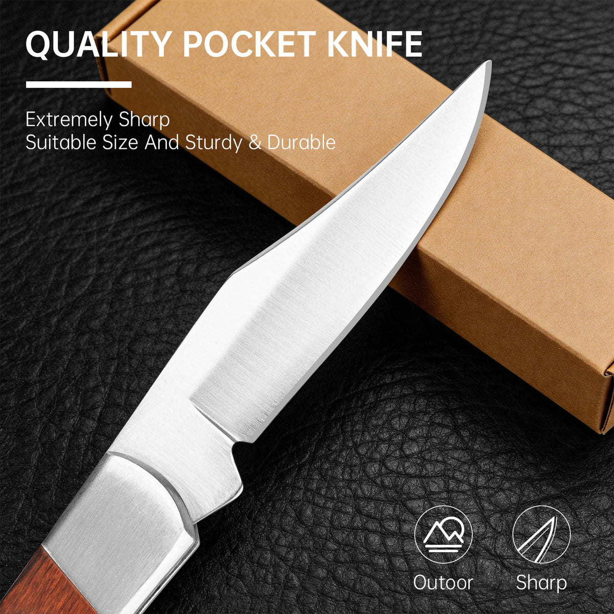 A classic folding hunting knife, suitable for both hunting and collecting.