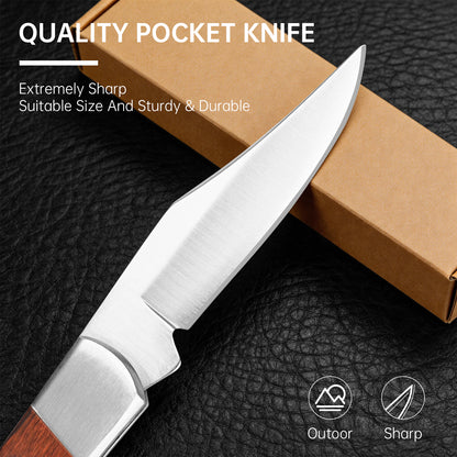 A classic folding hunting knife, suitable for both hunting and collecting.