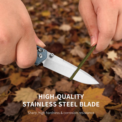 Portable Folding Knife – Stainless Steel Blade, G10 Handle, Tactical/Camping/Outdoor Pocket Knife with Clip