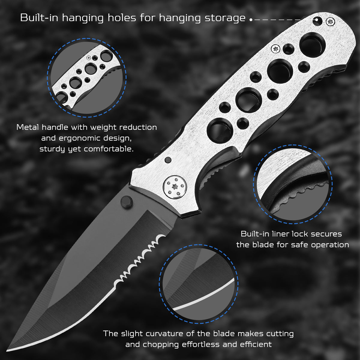 Folding Camping Survival Pocket Knife