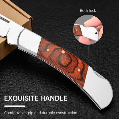 A classic folding hunting knife, suitable for both hunting and collecting.