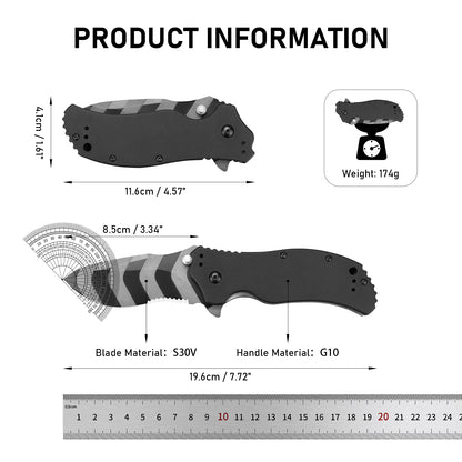 Folding Knife Outdoor Camping Hiking Sharp Survival Knife Pocket Portable Survival Knife