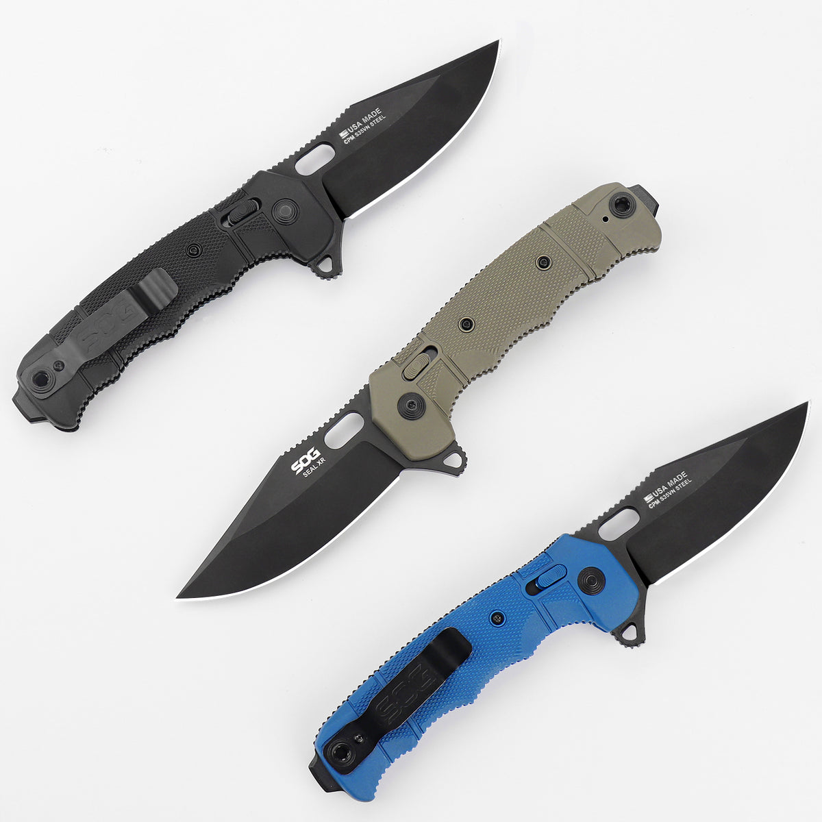 SEAL XR Tactical Folding Knife | Nylon Fiber Handle EDC Pocket Knife for Outdoor Camping