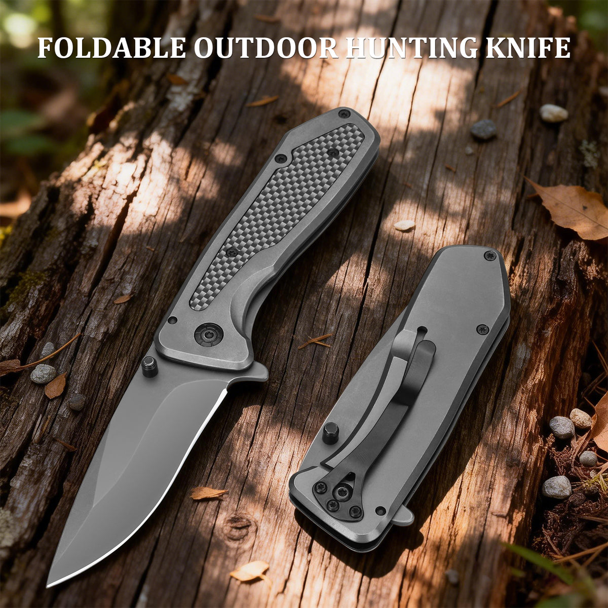 High-Hardness Folding Tactical/Hiking/Camping Knife – OEM Customization & DIY Project