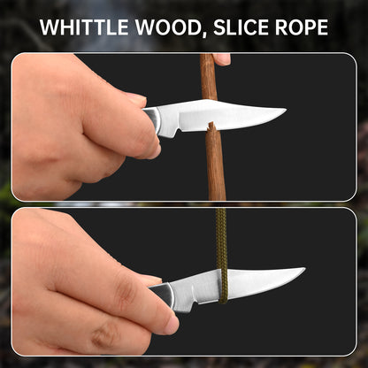 A classic folding hunting knife, suitable for both hunting and collecting.