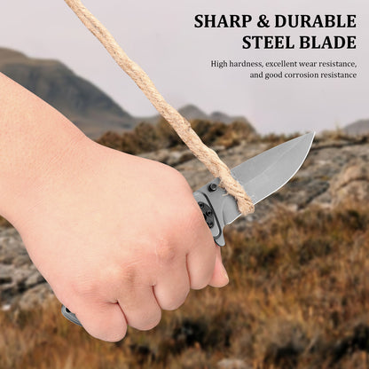 High-Hardness Folding Tactical/Hiking/Camping Knife – OEM Customization & DIY Project
