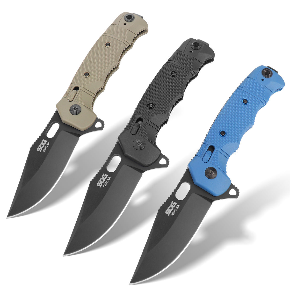 SEAL XR Tactical Folding Knife | Nylon Fiber Handle EDC Pocket Knife for Outdoor Camping