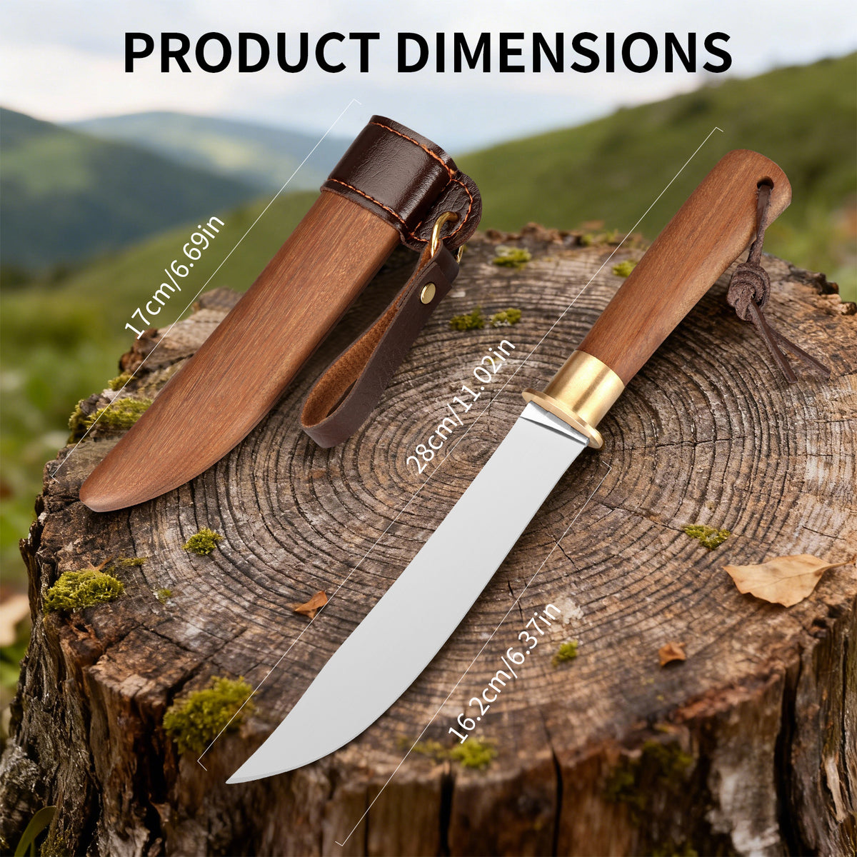 German-style professional forged outdoor camping knife